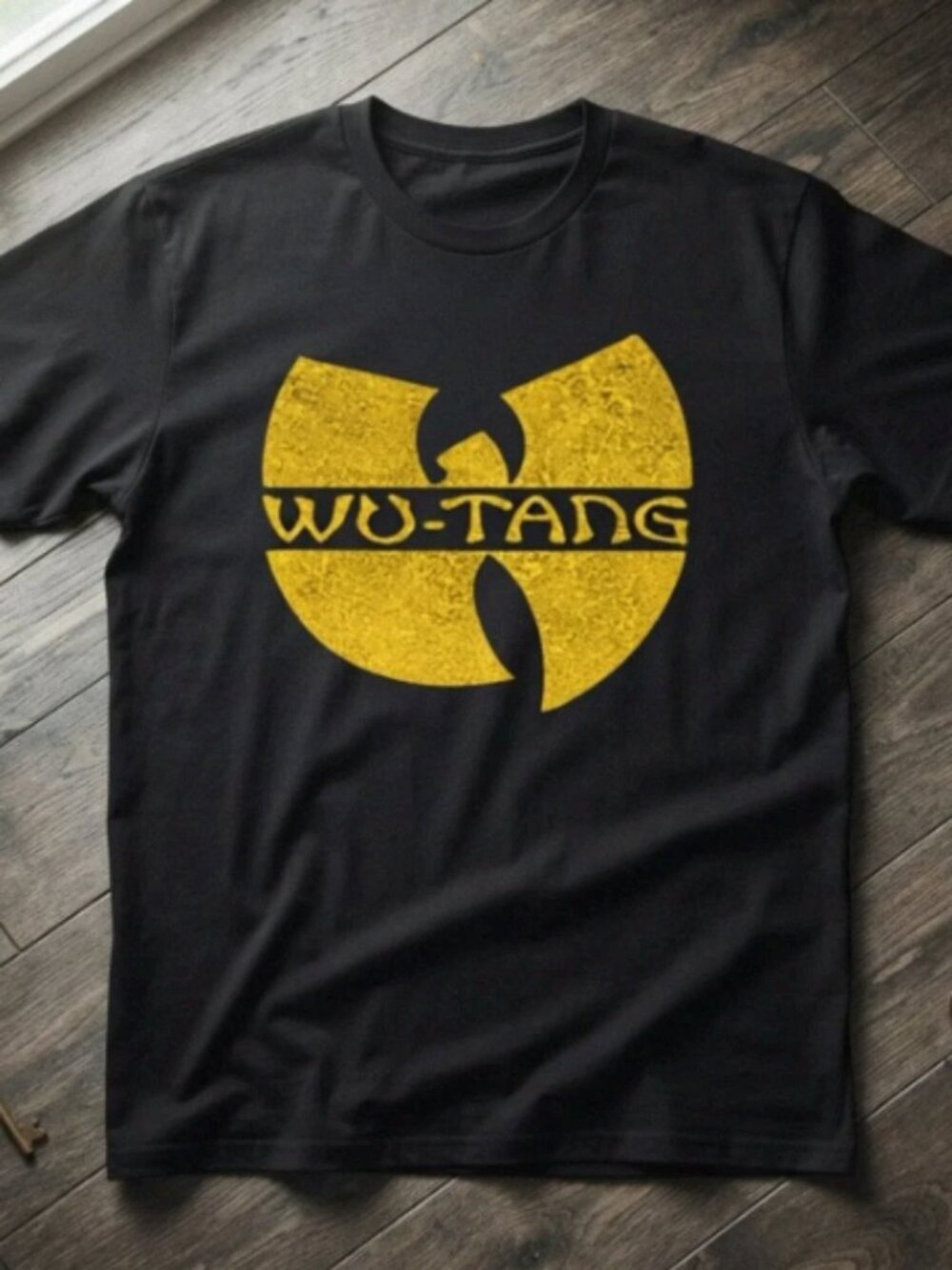 Wu-Tang Clan Yellow Logo Vintage Hip Hop Graphic T-Shirt